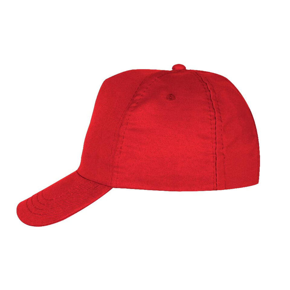 PAPATYA SİYAH POLYESTER ŞAPKA Kırmızı