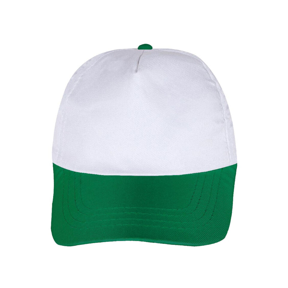 PAPATYA SİYAH POLYESTER ŞAPKA Beyaz - Yeşil