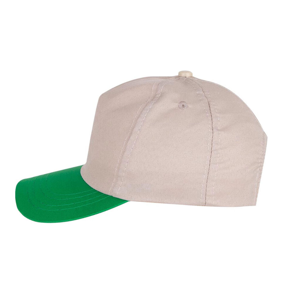 PAPATYA SİYAH POLYESTER ŞAPKA Bej - Yeşil