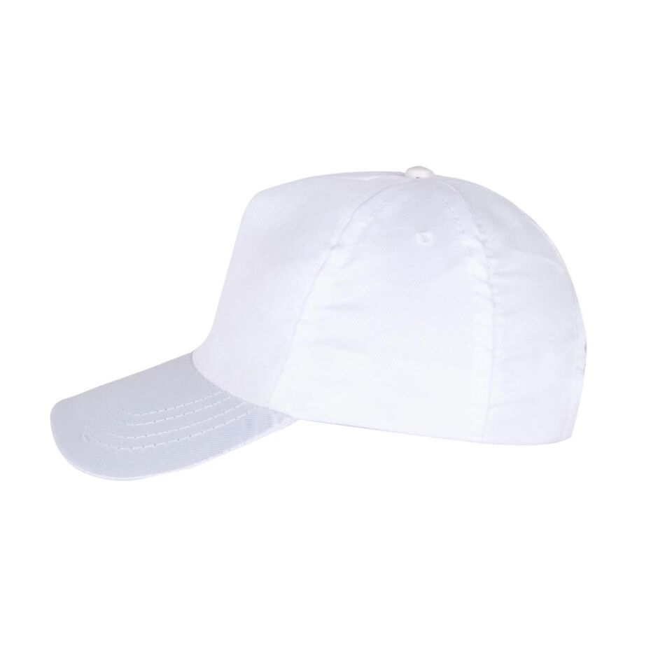 PAPATYA SİYAH POLYESTER ŞAPKA Beyaz