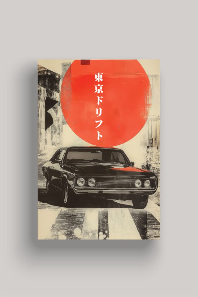 Nostaljik Klasik Otomobil Poster Modelleri - Klasik Seri 1