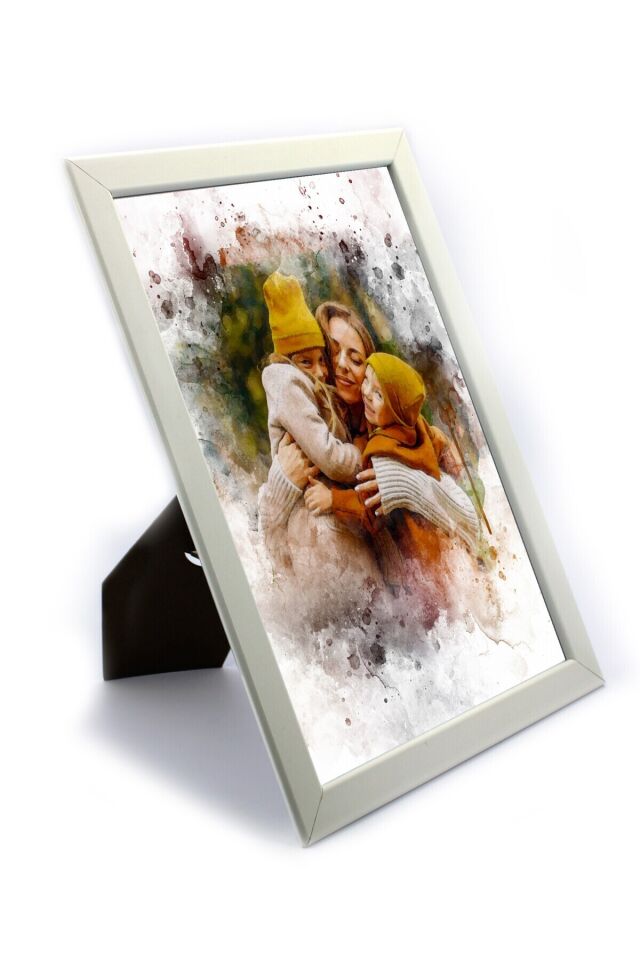 Özelleştirilebilir 21x30 cm Fotoğraf Çerçevesi ,Kişiye Özel Baskılı Fotoğraf Çerçevesi Renk Opsiyonu