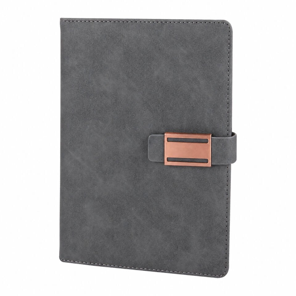 AKINCI SİYAH TARİHSİZ DEFTER Füme - 15x21 CM