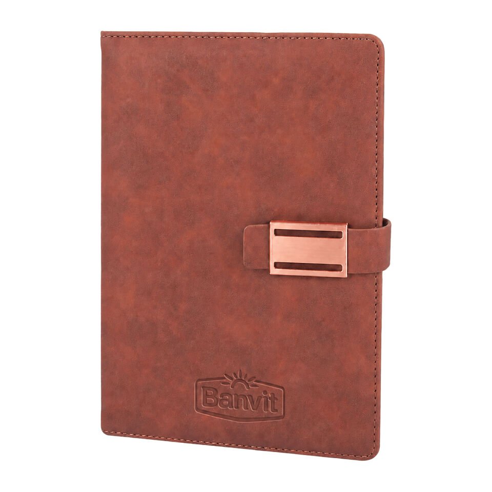 AKINCI SİYAH TARİHSİZ DEFTER Kahverengi - 15x21 CM