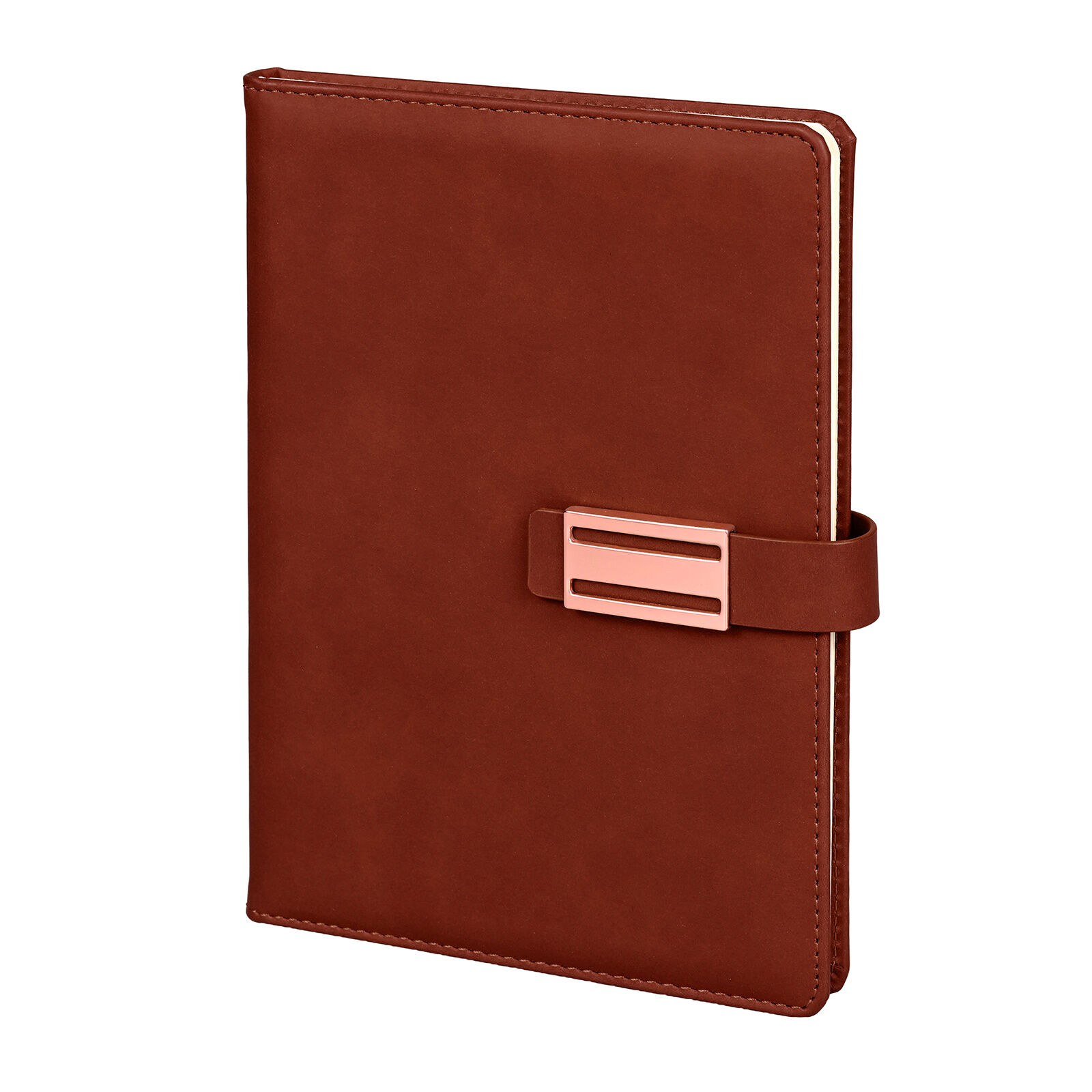AKINCI SİYAH TARİHSİZ DEFTER Kahverengi - 15x21 CM
