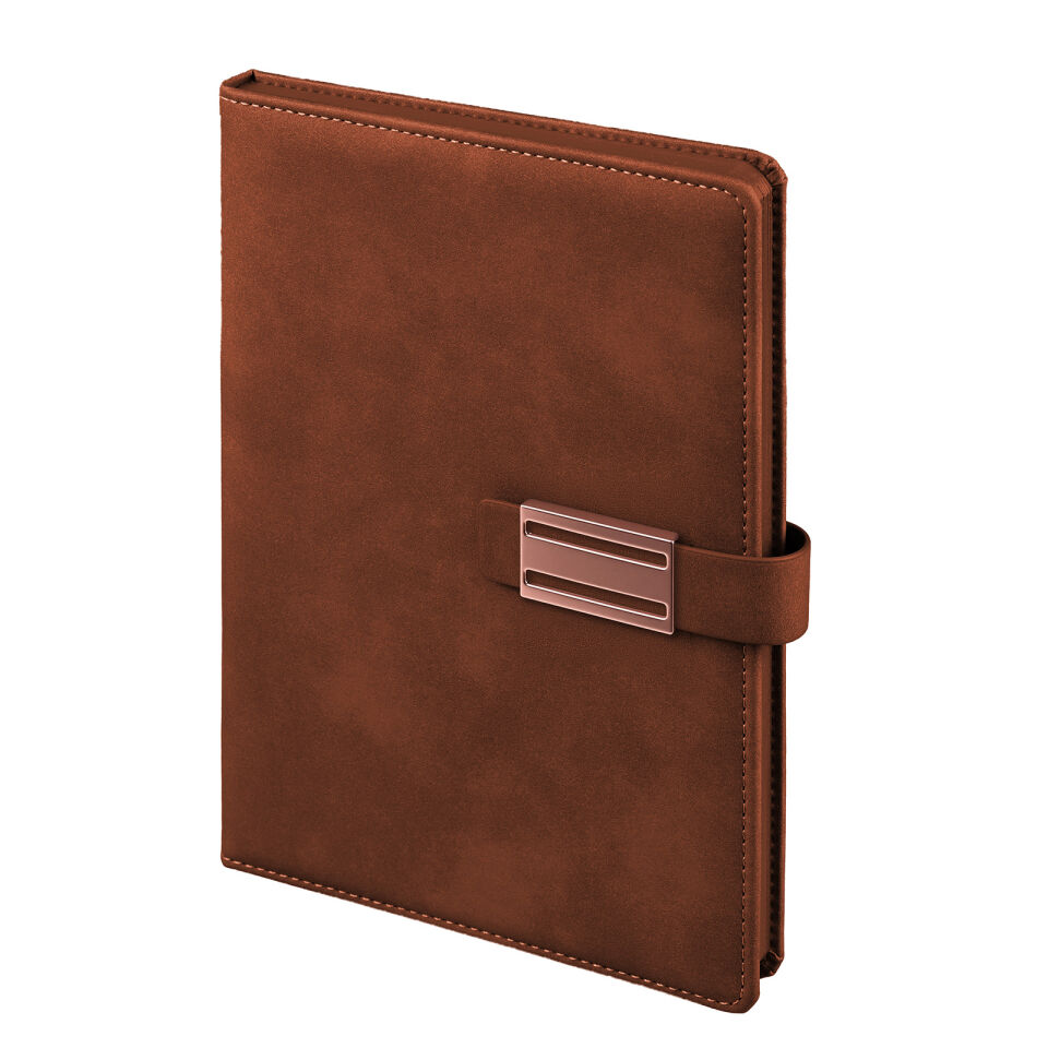 AKINCI SİYAH TARİHSİZ DEFTER Kahverengi - 15x21 CM