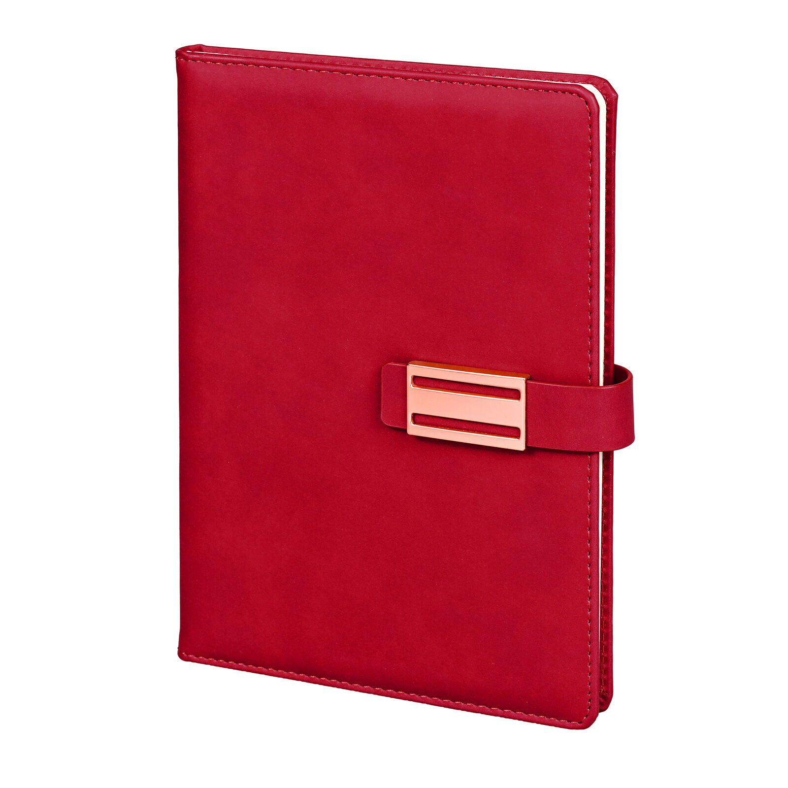 AKINCI SİYAH TARİHSİZ DEFTER Kırmızı - 15x21 CM