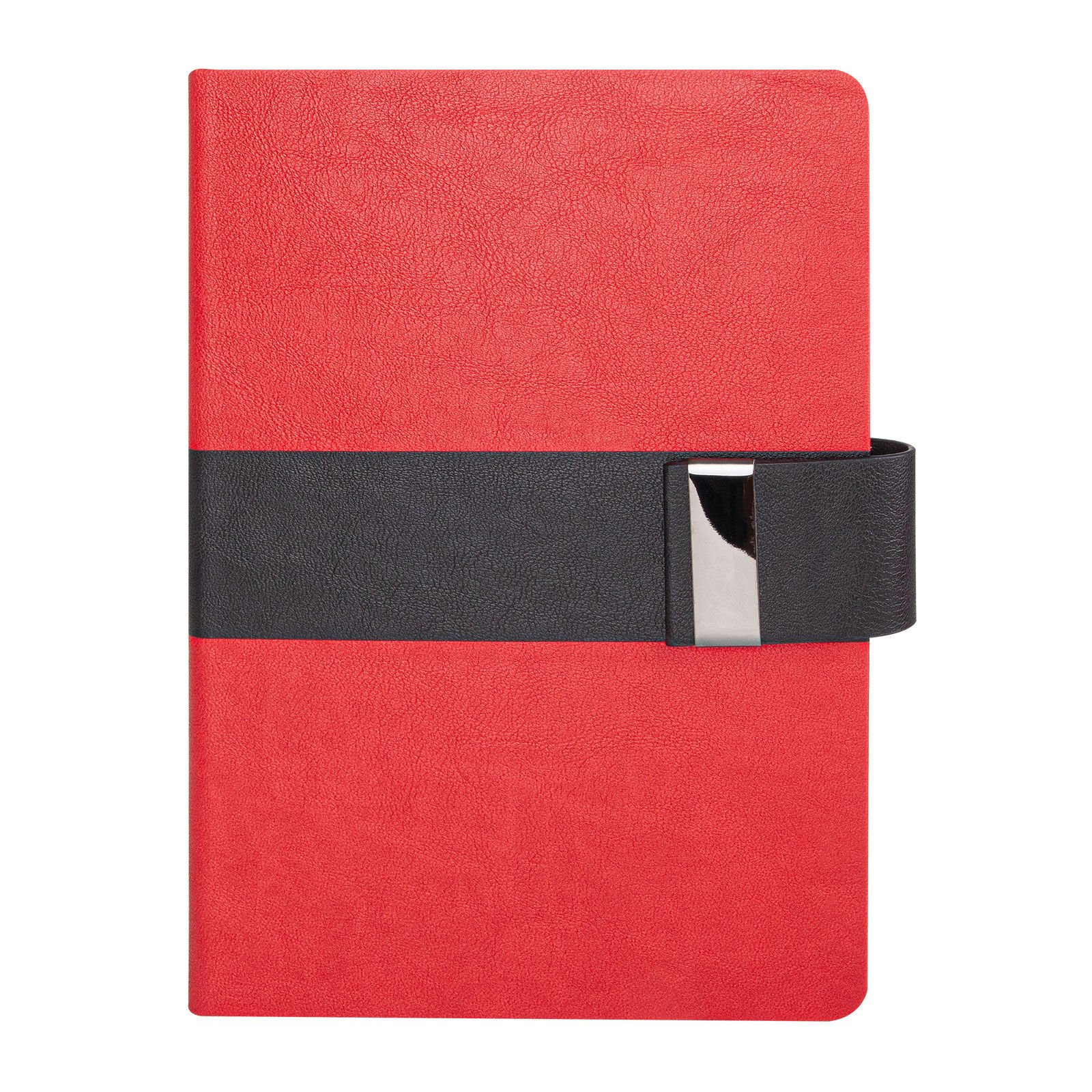 ARMADA SİYAH TARİHSİZ DEFTER (15X21 CM) Kırmızı