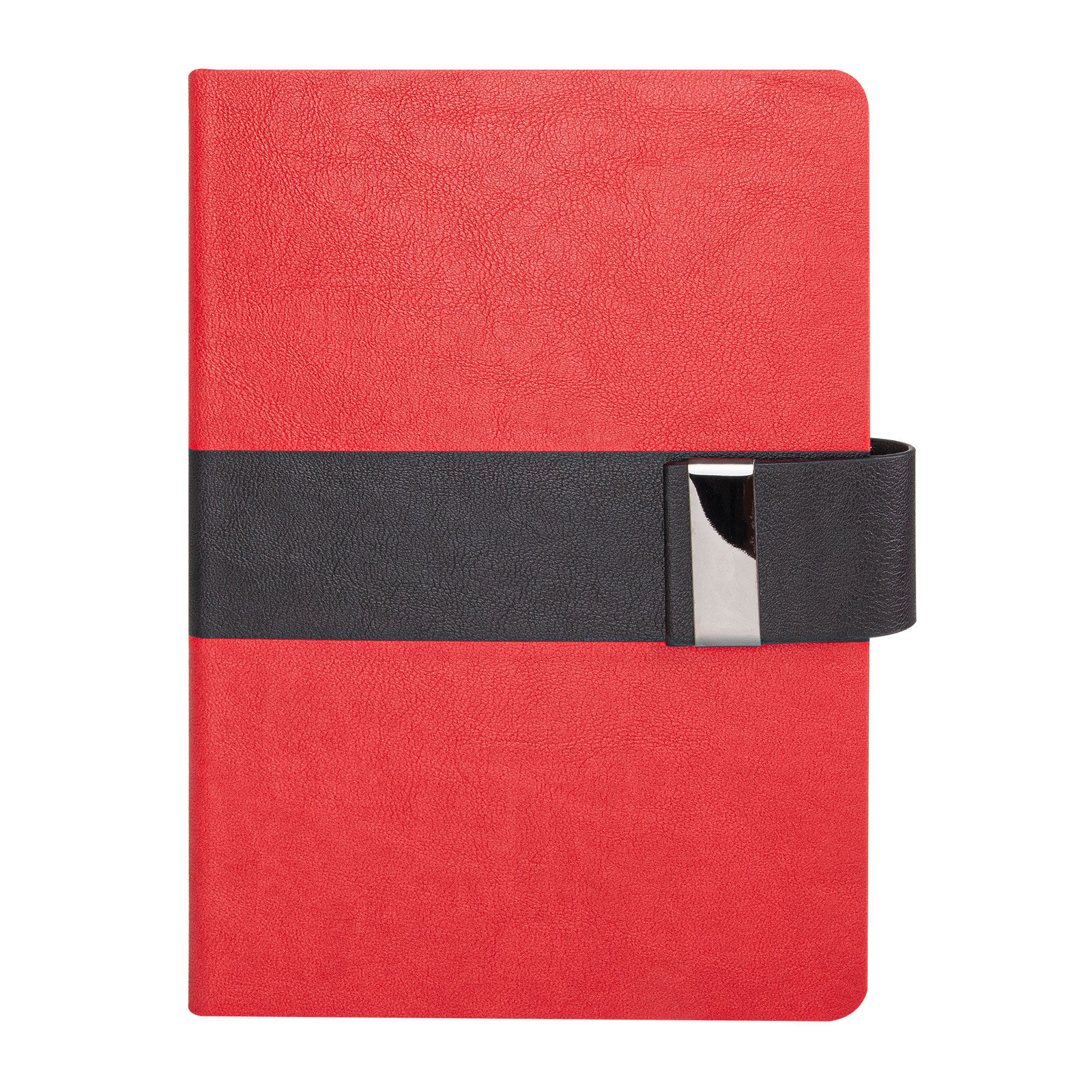 ARMADA SİYAH TARİHSİZ DEFTER (15X21 CM) Kırmızı