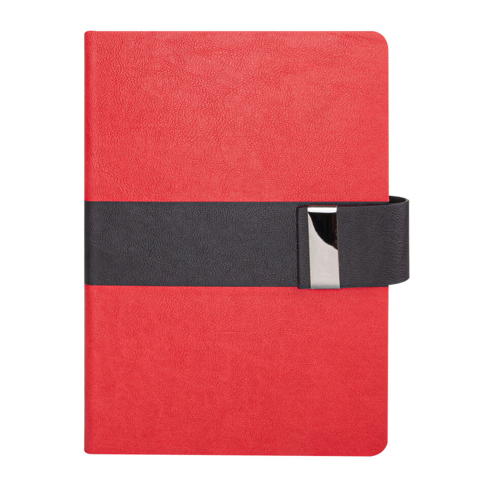 ARMADA SİYAH TARİHSİZ DEFTER (15X21 CM) Kırmızı