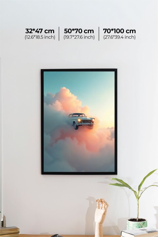 Nostaljik Klasik Otomobil Poster Modelleri - Klasik Seri 4