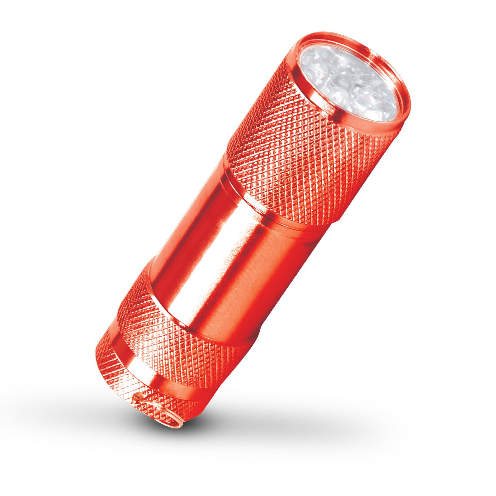 İSPİNOZ SİYAH 9 LED EL FENERİ Kırmızı