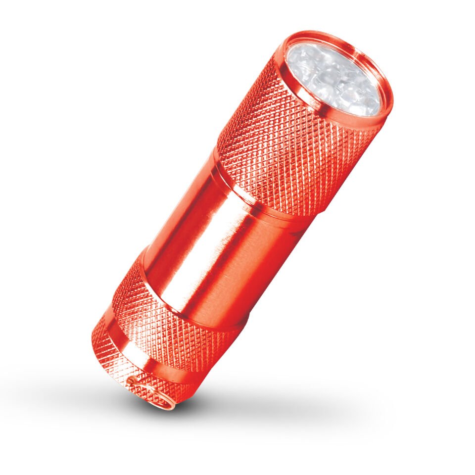 İSPİNOZ SİYAH 9 LED EL FENERİ Siyah