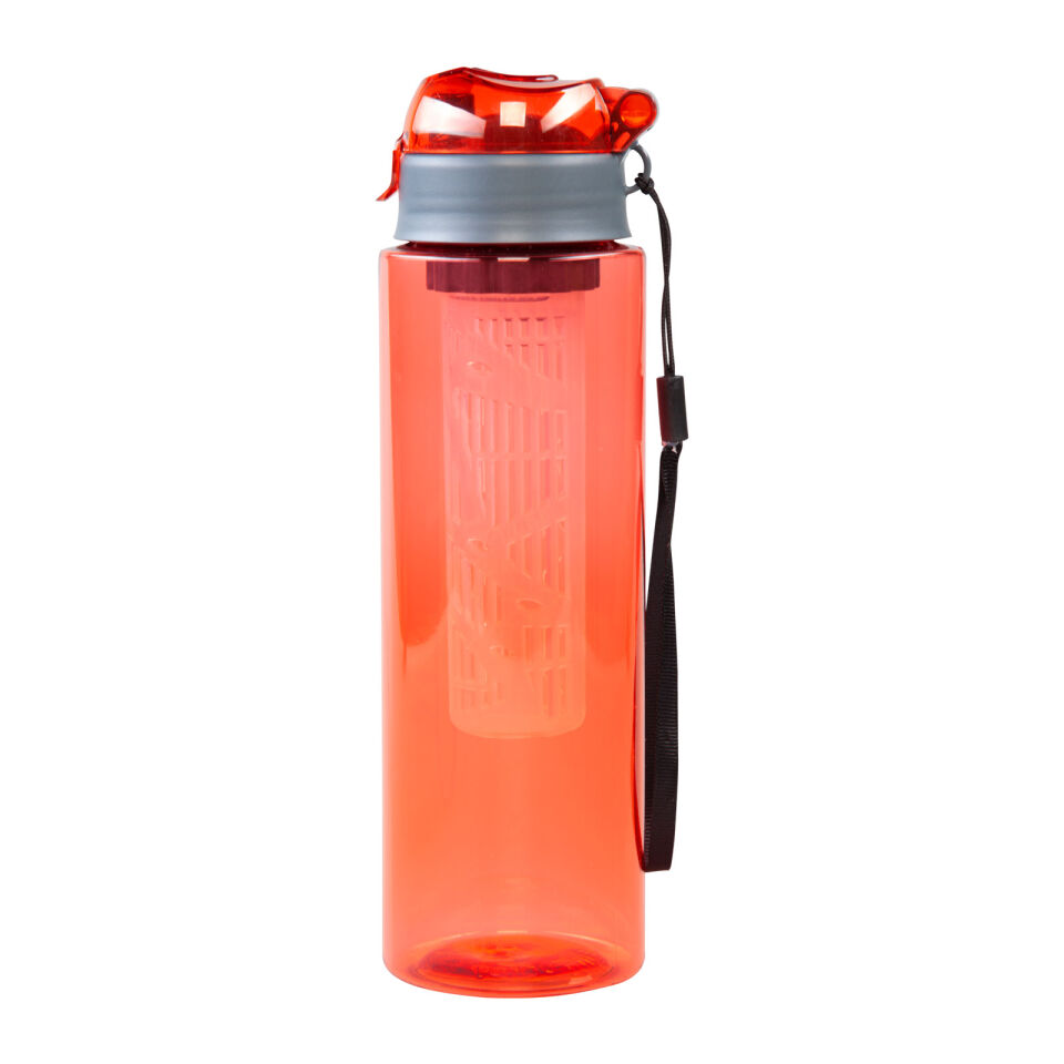 ERİKLİ SİYAH DETOKSLU SAN MATARA Kırmızı - 800 ML