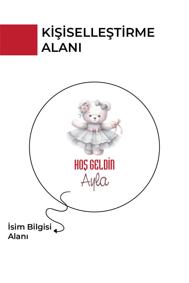 Kişiye Özel Yenidoğan Hoşgeldin Bebek Metal Kutu Seti | Kız - (Model2) 100 Adet