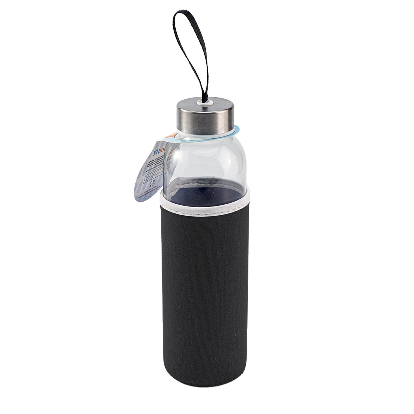 LADOGA SİYAH CAM MATARA Siyah - 550 ML