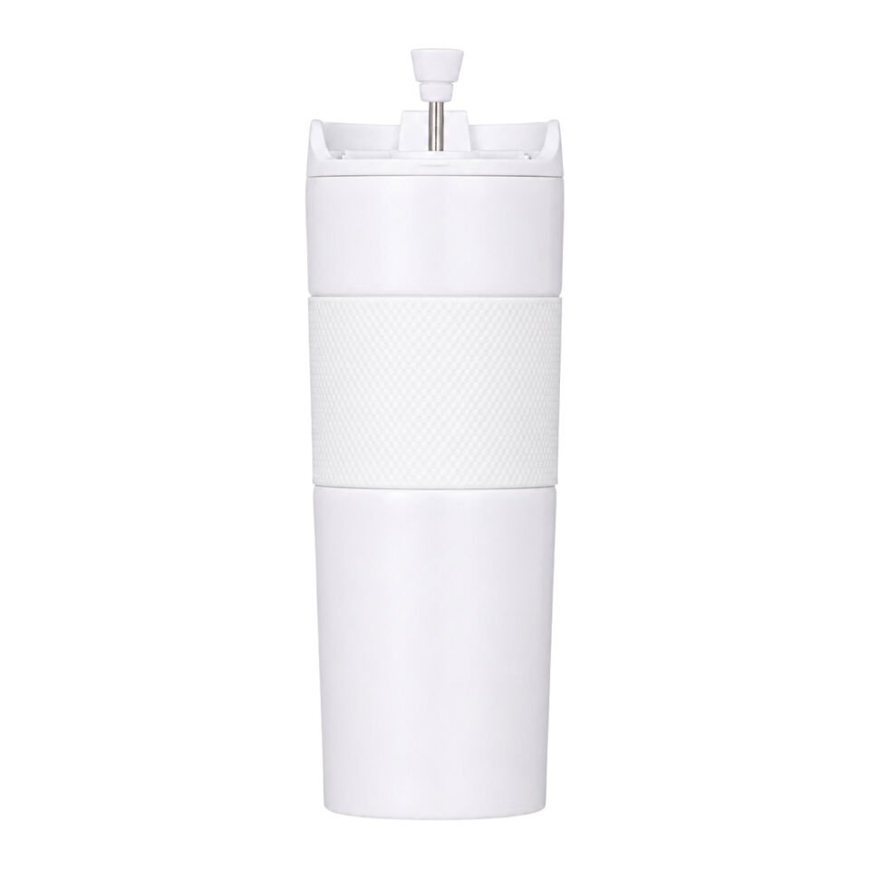 CİDE SİYAH FRENCH PRESS TERMOS Beyaz - 500 ML