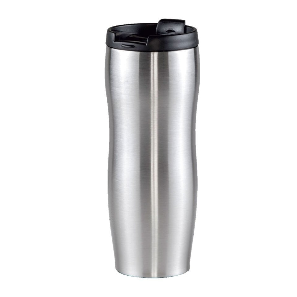 ABANT SİYAH TERMOS Gümüş - 400 ML