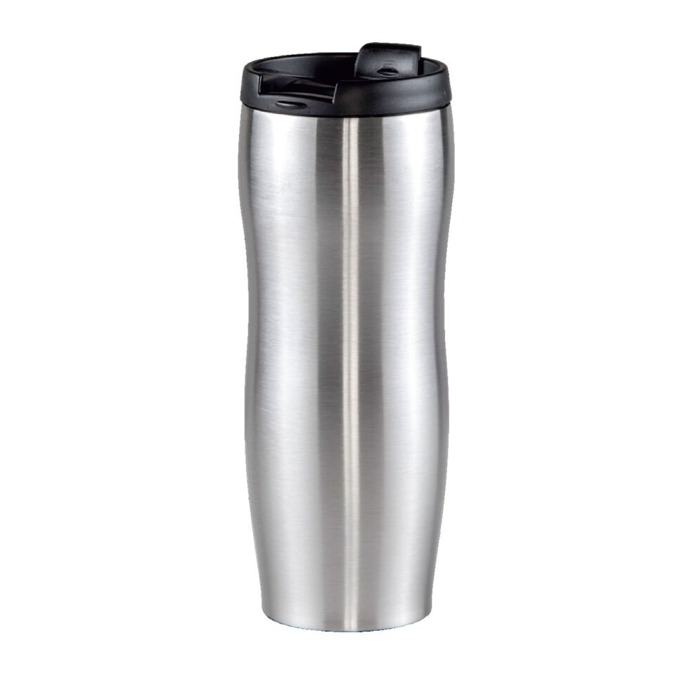 ABANT SİYAH TERMOS Gümüş - 400 ML