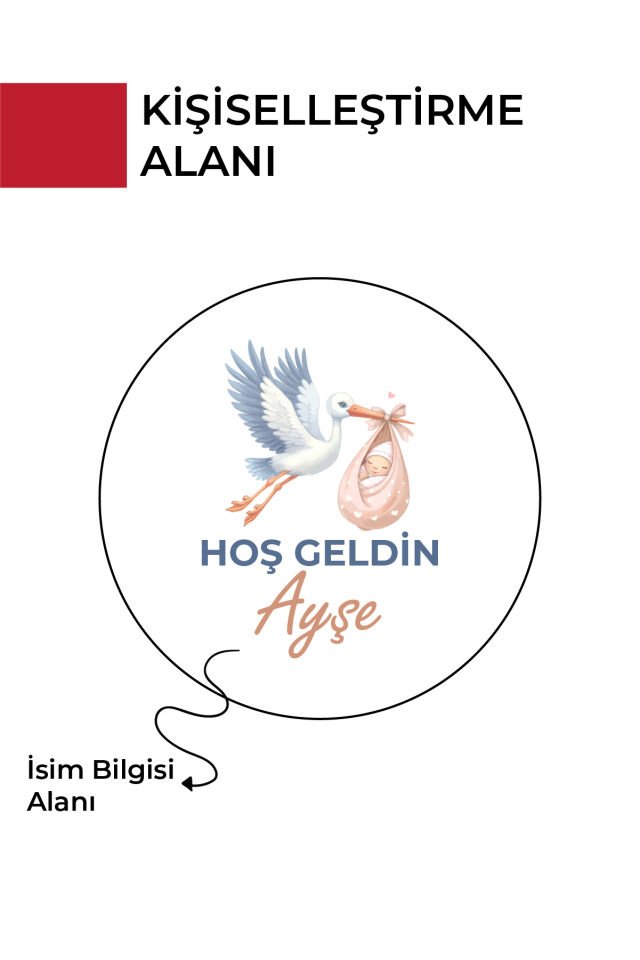 Kişiye Özel Yenidoğan Hoşgeldin Bebek Metal Kutu Seti | Kız - (Model7) 100 Adet