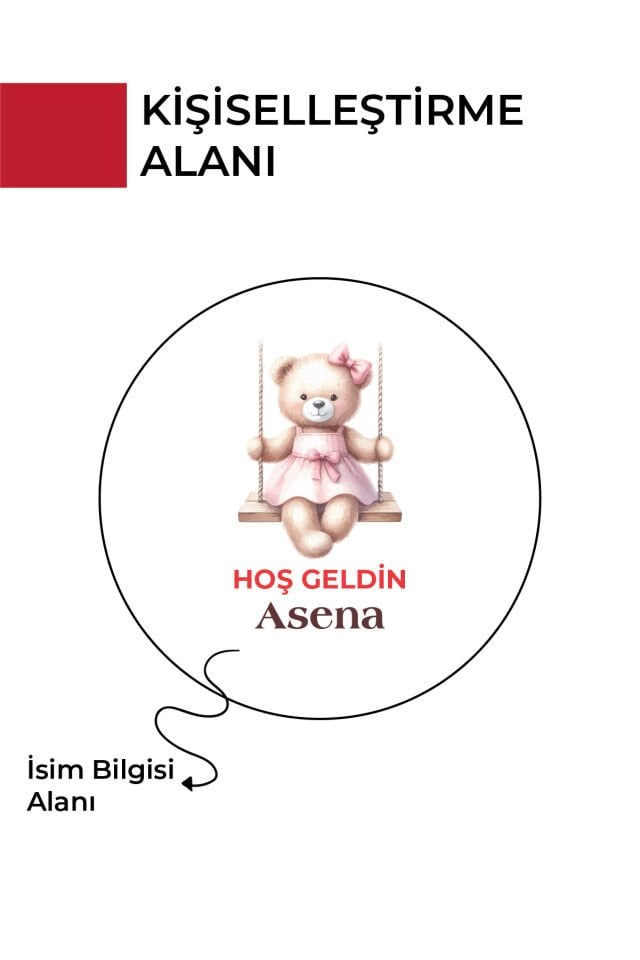 Kişiye Özel Yenidoğan Hoşgeldin Bebek Metal Kutu Seti | Kız - (Model11) 100 Adet
