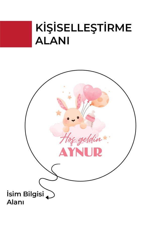 Kişiye Özel Yenidoğan Hoşgeldin Bebek Metal Kutu Seti | Kız - (Model12) 100 Adet