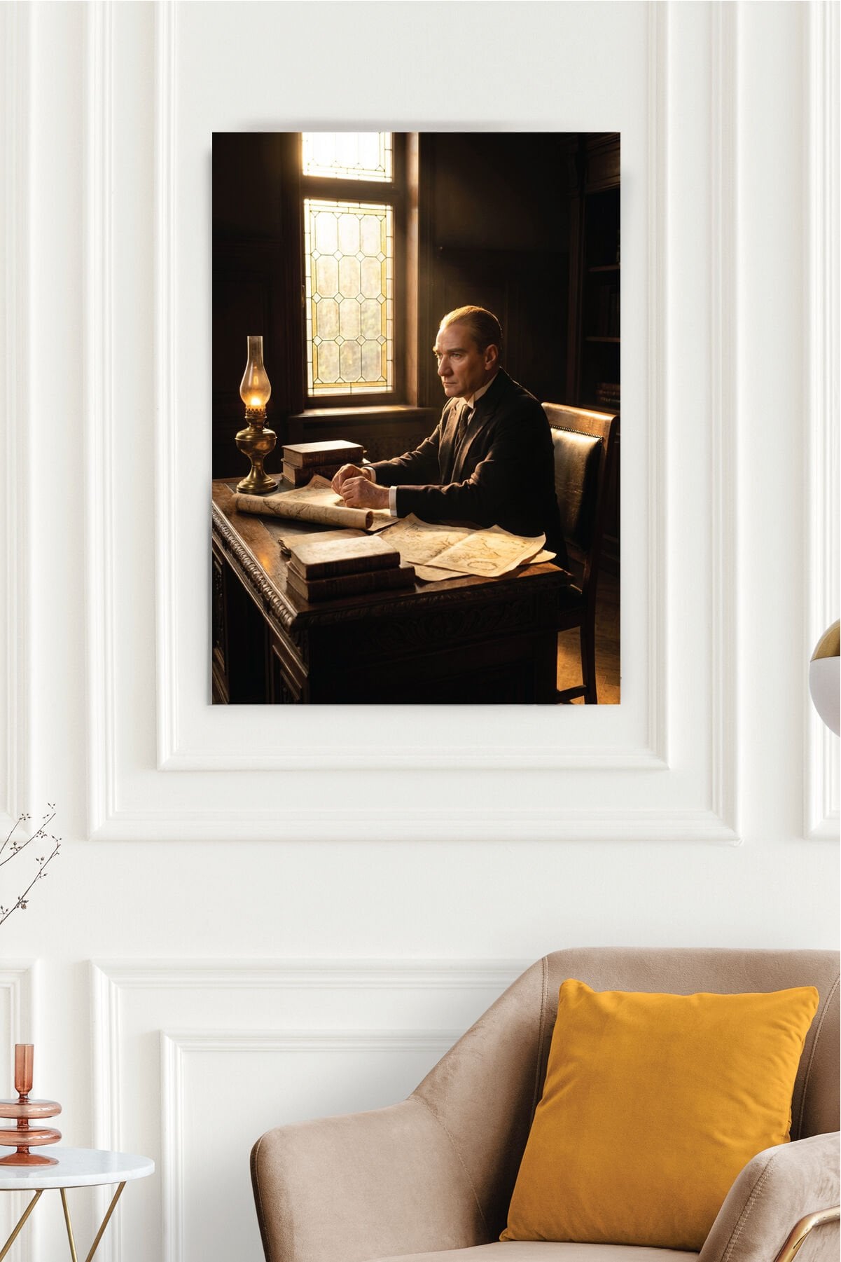 Mustafa Kemal Atatürk Poster Serisi - Model 4 32x47 cm - 150 gr