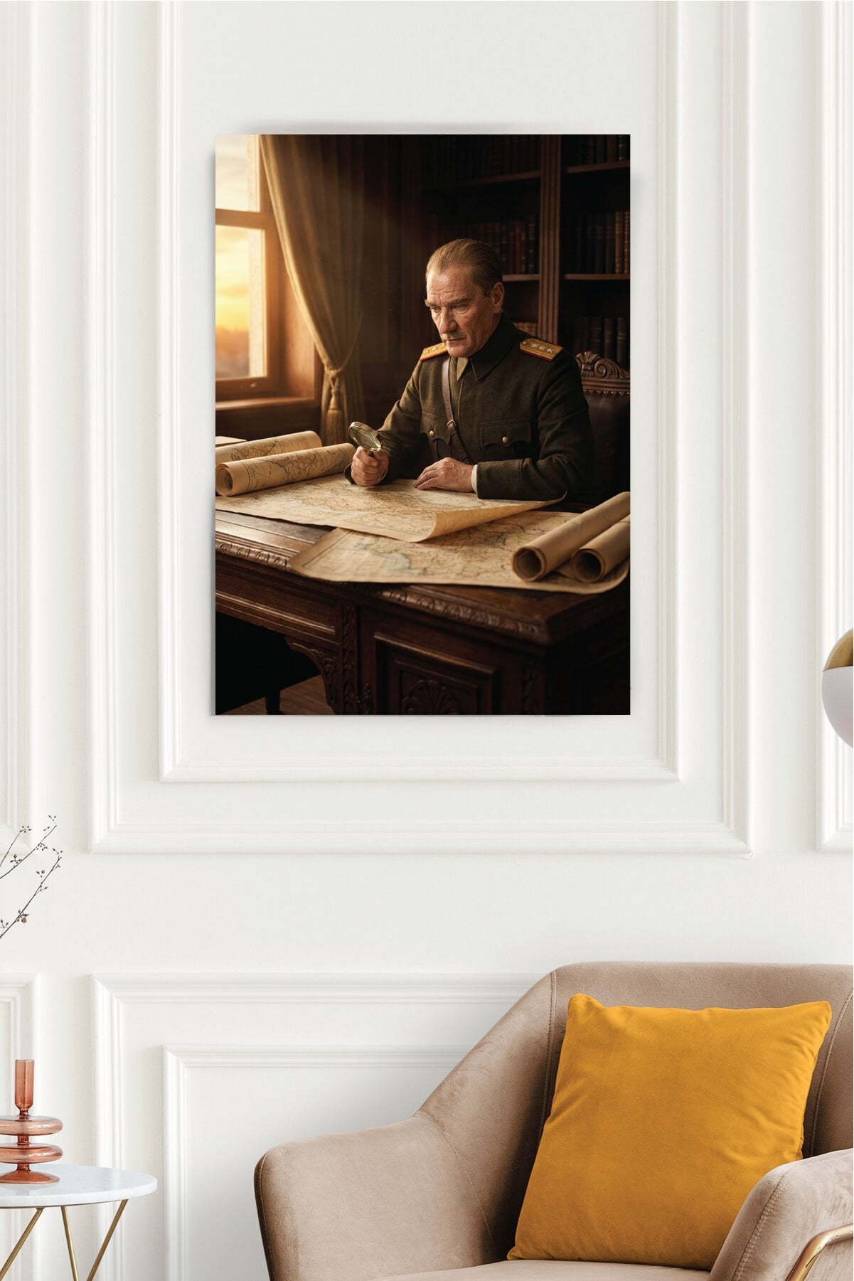 Mustafa Kemal Atatürk Poster Serisi - Model 5 32x47 cm - 150 gr