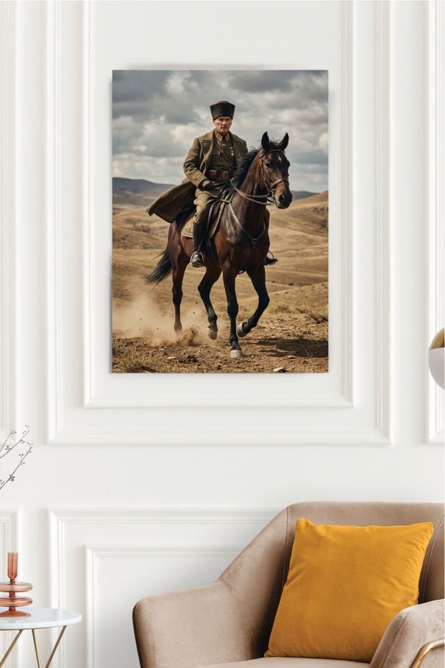 Mustafa Kemal Atatürk Poster Serisi - Model 9 32x47 cm - 250 gr