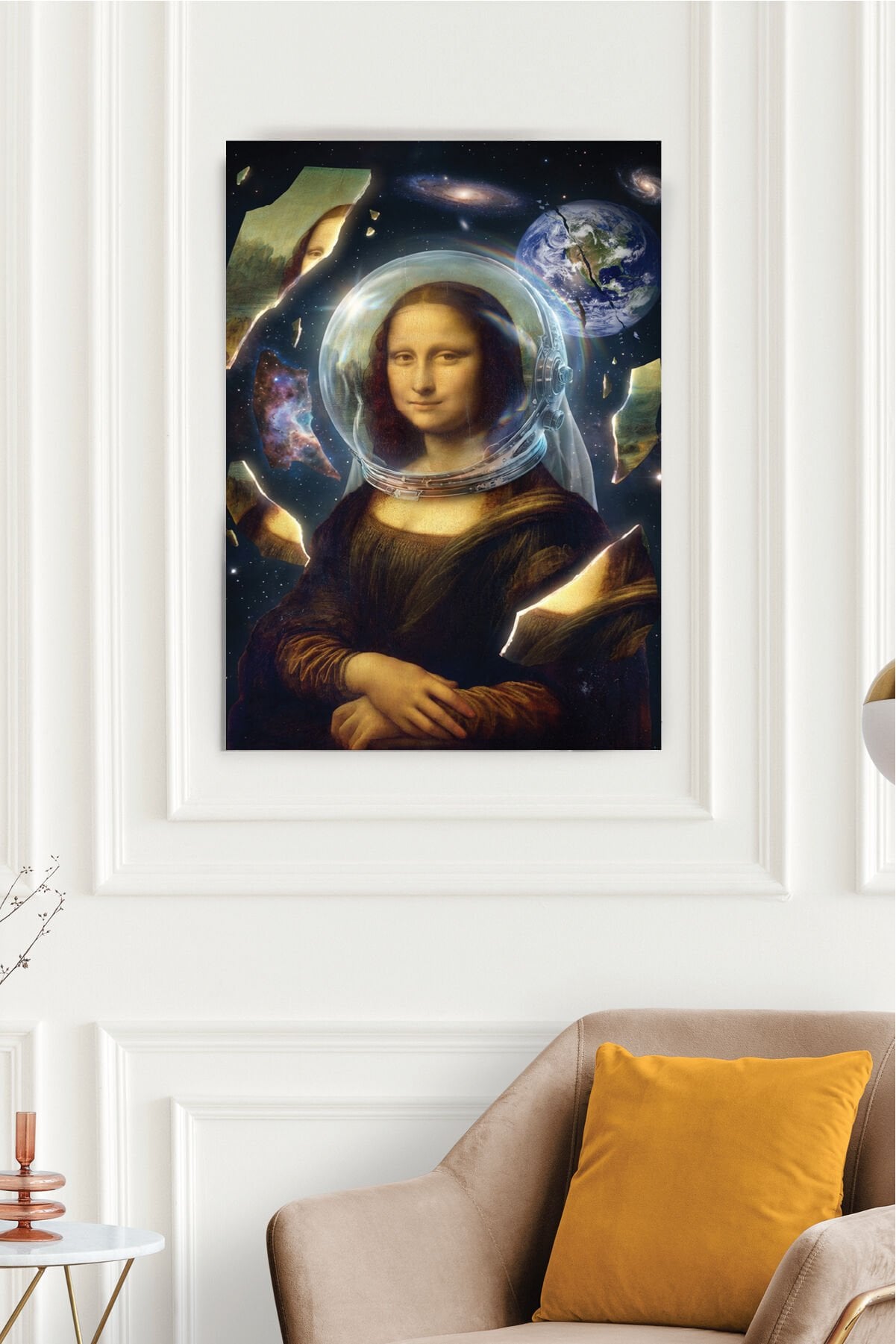 Mona Lisa Pop Art Poster - Modern Sanat Serisi Version 2 32x47 cm - 150 gr