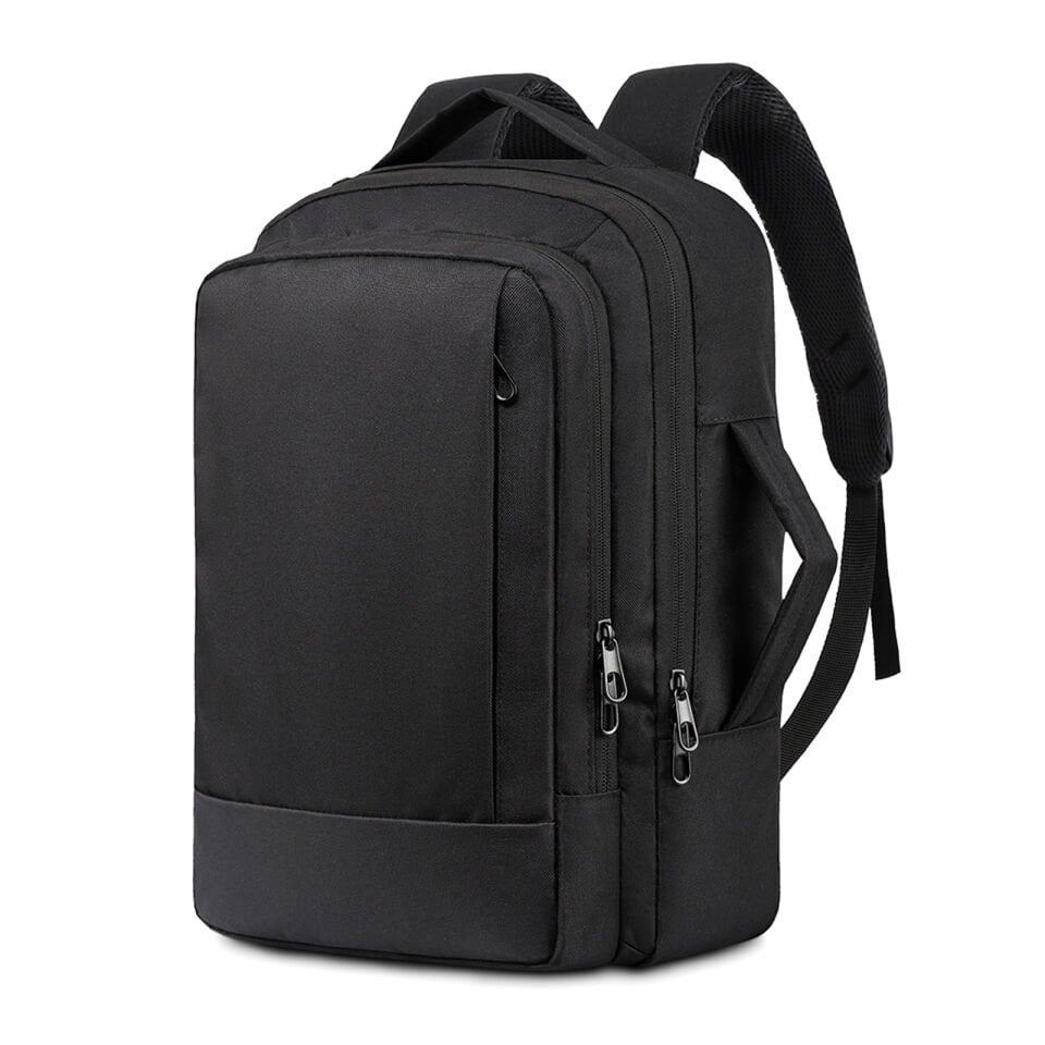 KEŞİF SİYAH LAPTOP BÖLMELİ SIRT ÇANTASI Siyah