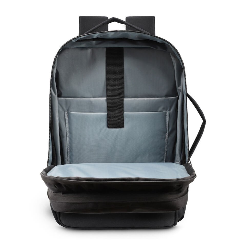 KEŞİF SİYAH LAPTOP BÖLMELİ SIRT ÇANTASI Siyah