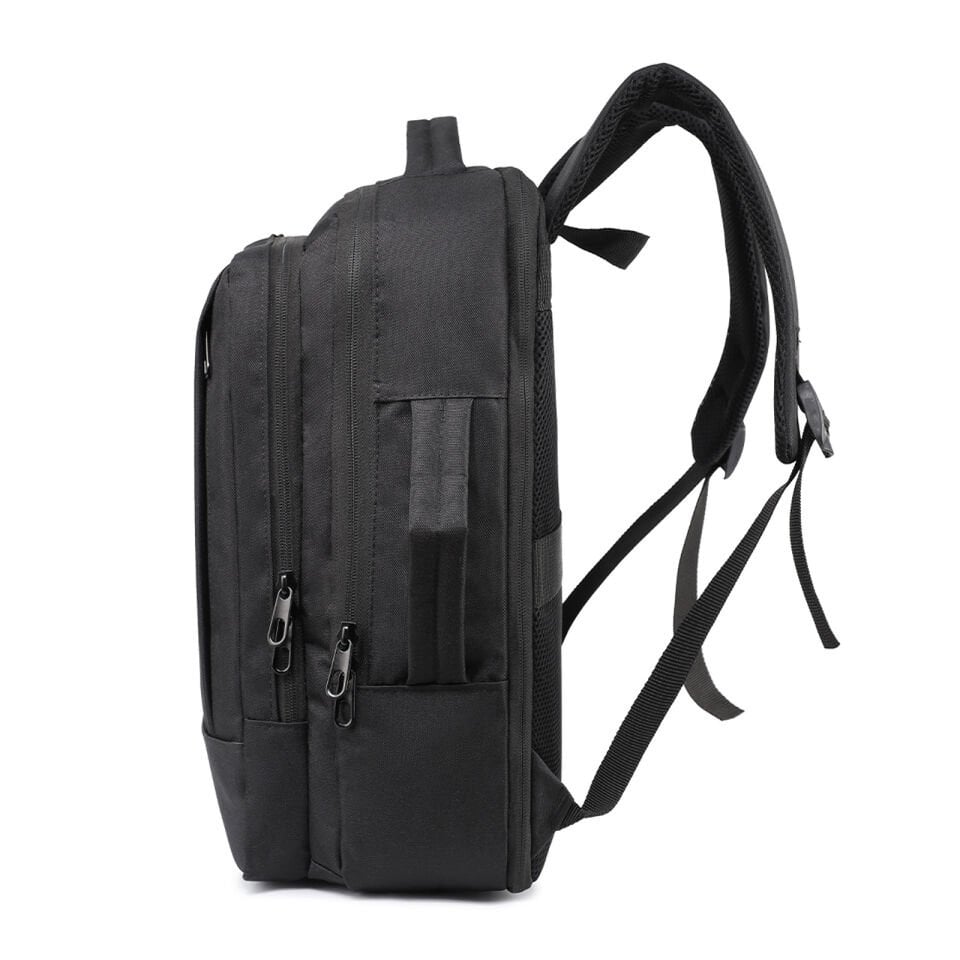 KEŞİF SİYAH LAPTOP BÖLMELİ SIRT ÇANTASI Siyah