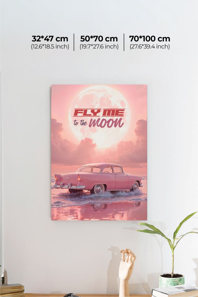 Nostaljik Klasik Otomobil Poster Modelleri - Klasik Seri 1 50x70 cm - Model 3 - 150 gr