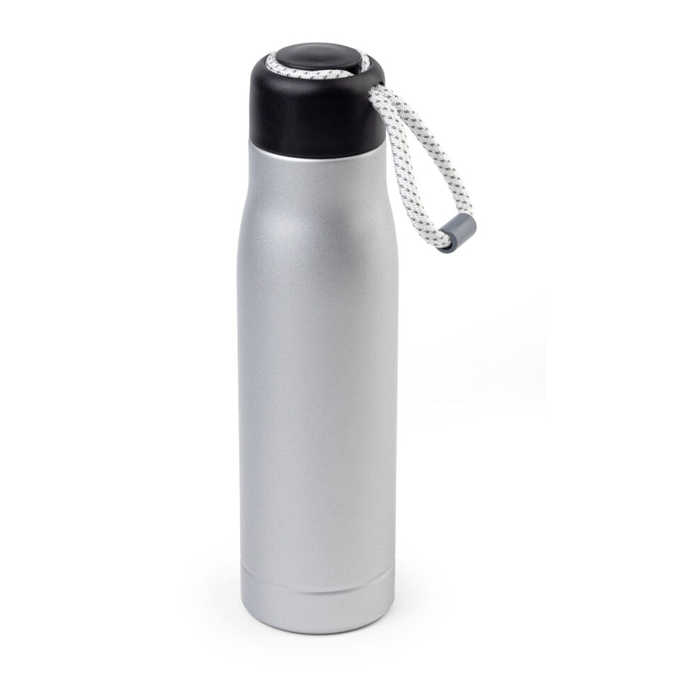 CUNDA SİYAH TERMOS Gümüş - 500 ML