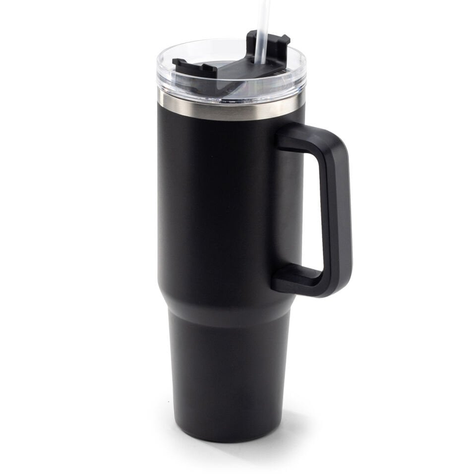 ADRASAN SİYAH TERMOS Siyah - 1200 ML