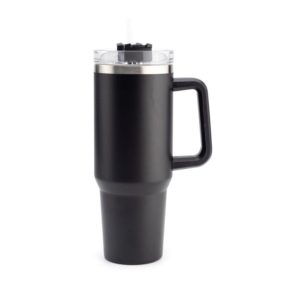 ADRASAN SİYAH TERMOS Siyah - 1200 ML