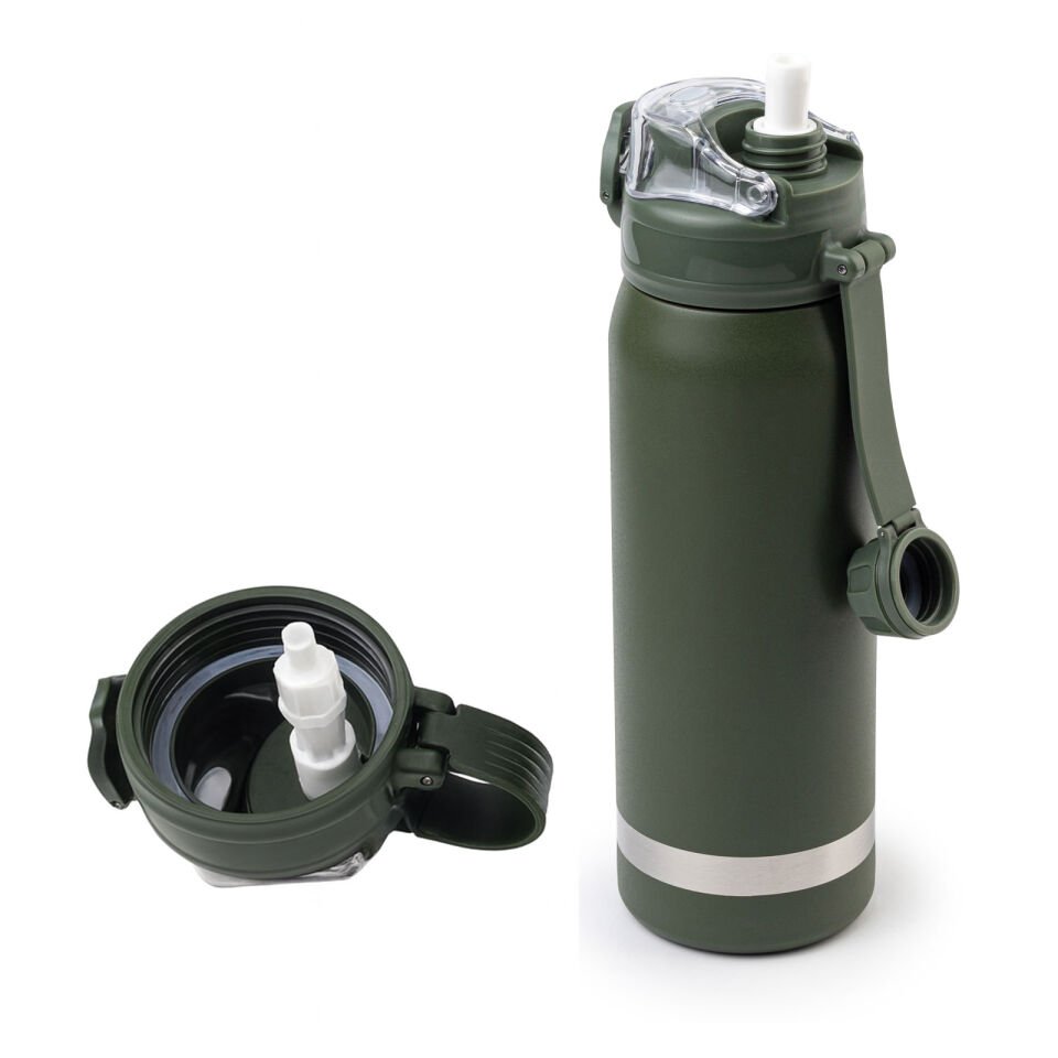 ÇAĞLA SİYAH TERMOS Yeşil - 800 ML