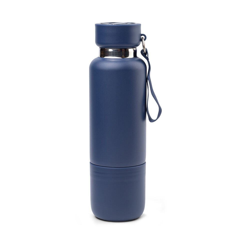 ULUDAĞ SİYAH BARDAKLI TERMOS Lacivert - 500 ML
