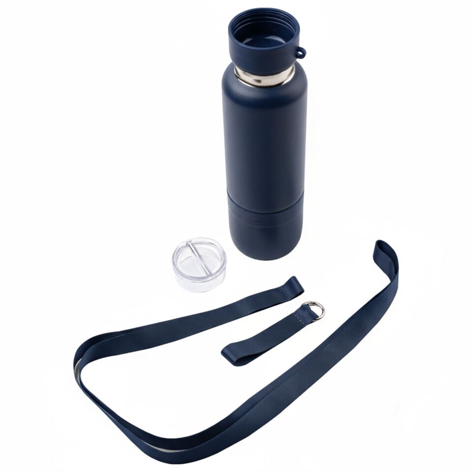 ULUDAĞ SİYAH BARDAKLI TERMOS Lacivert - 500 ML
