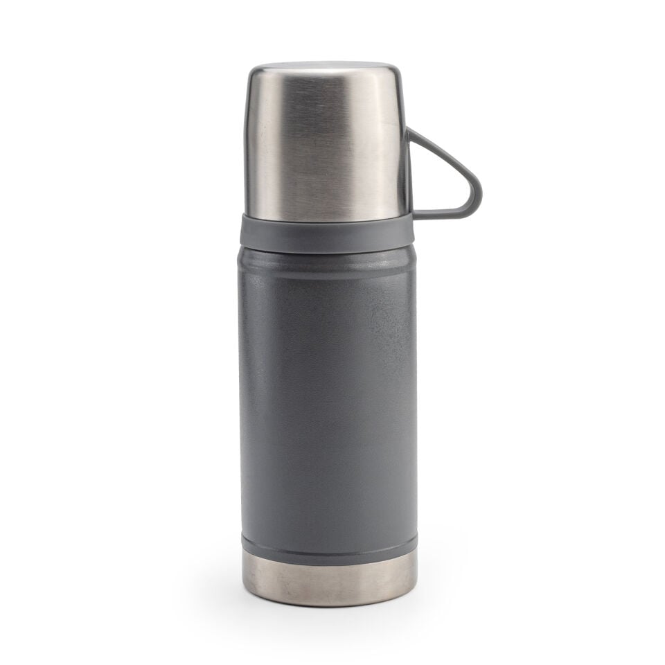 KARTEPE SİYAH BARDAKLI TERMOS Siyah - 500 ML