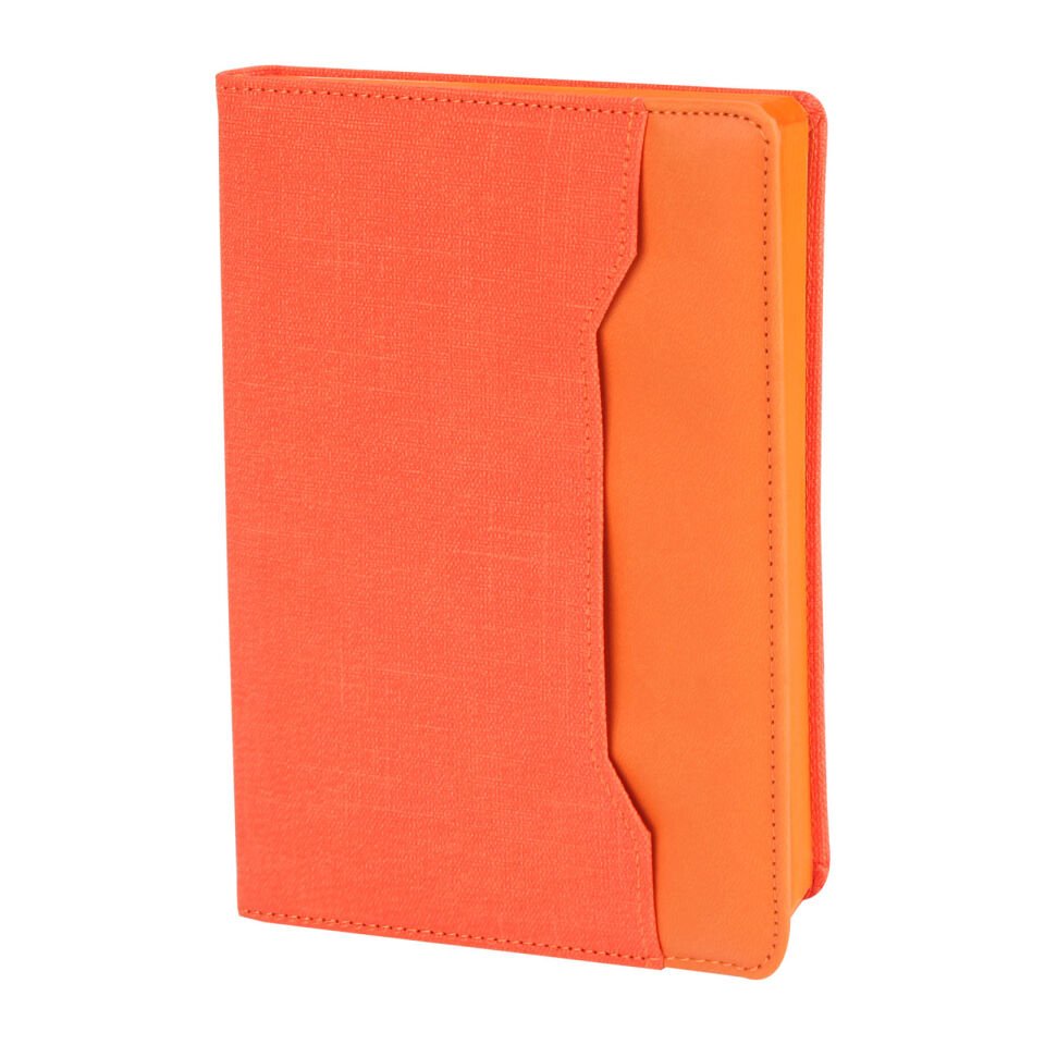 KORU KIRMIZI TARİHSİZ DEFTER (15X21 CM) Turuncu