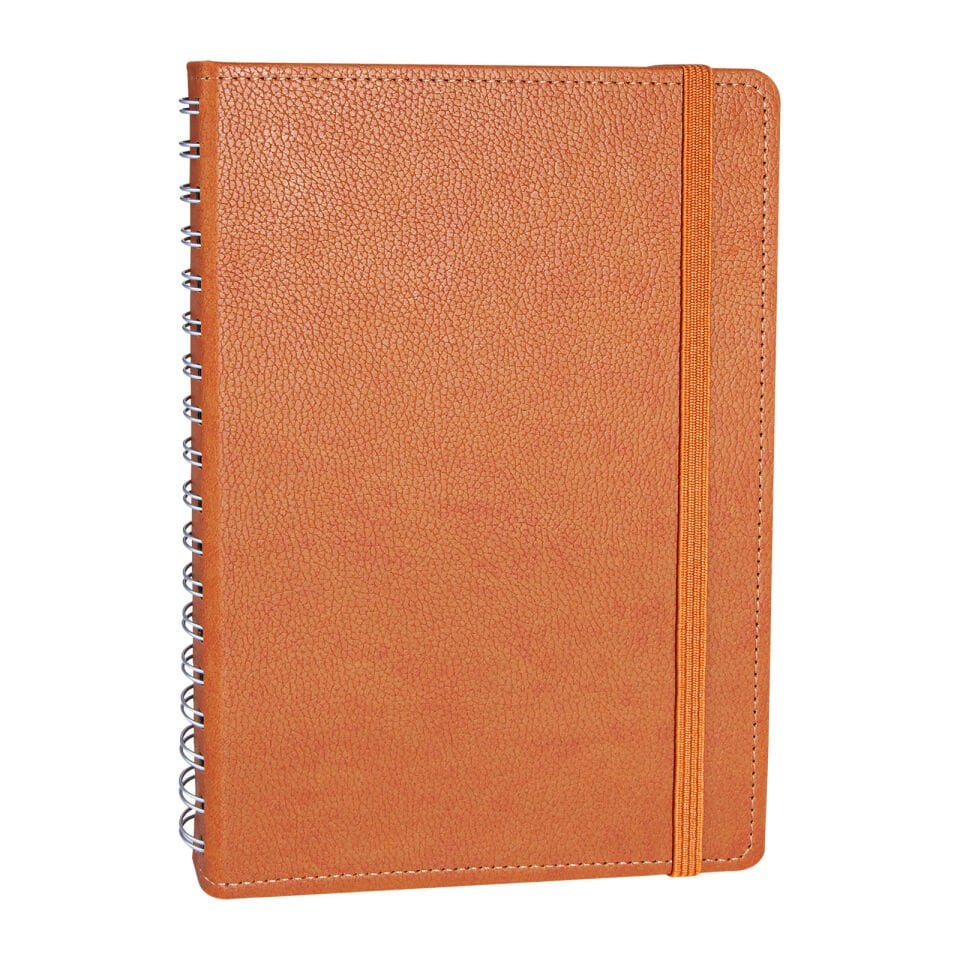 SÖĞÜTÖZÜ SİYAH SPİRALLİ TARİHSİZ DEFTER (17X24 CM) Siyah