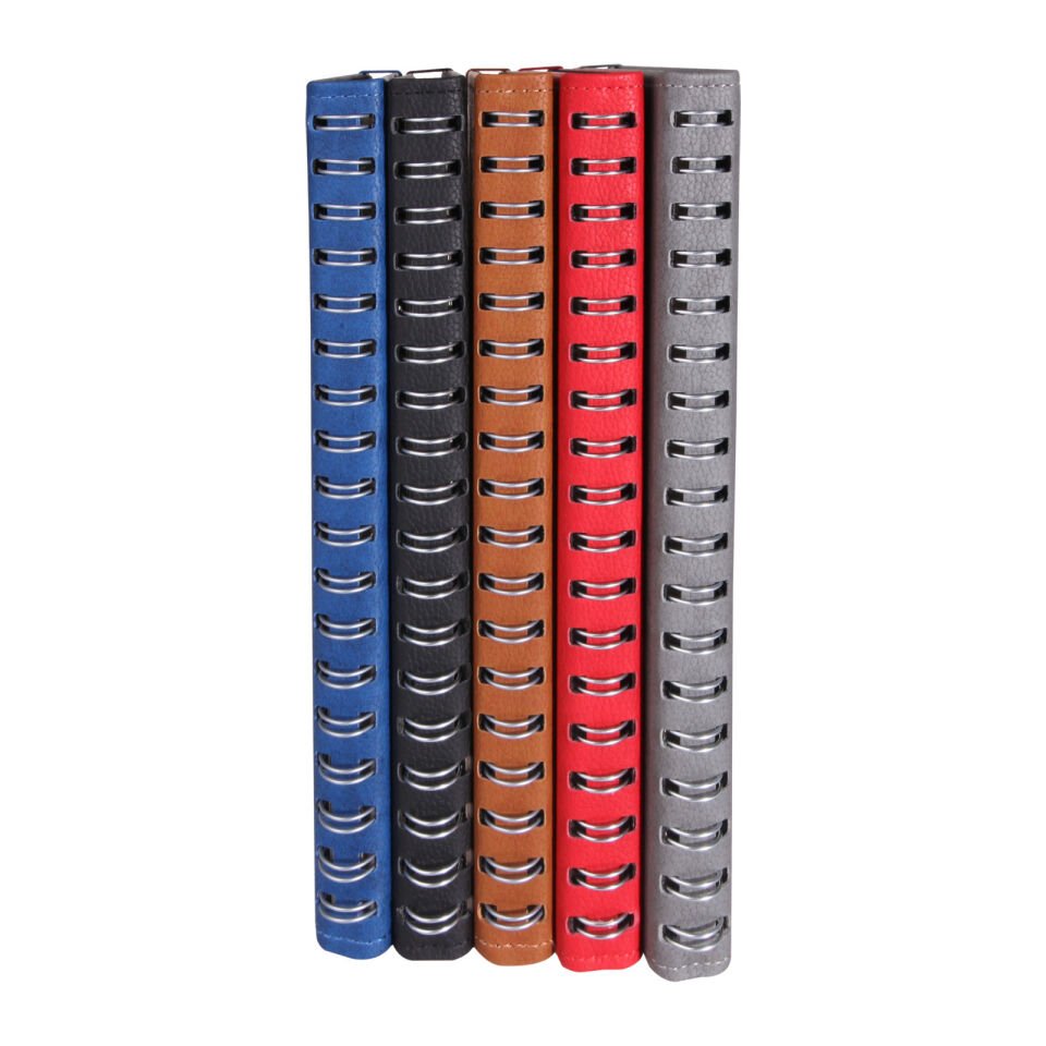 SÖĞÜTÖZÜ SİYAH SPİRALLİ TARİHSİZ DEFTER (17X24 CM) Taba