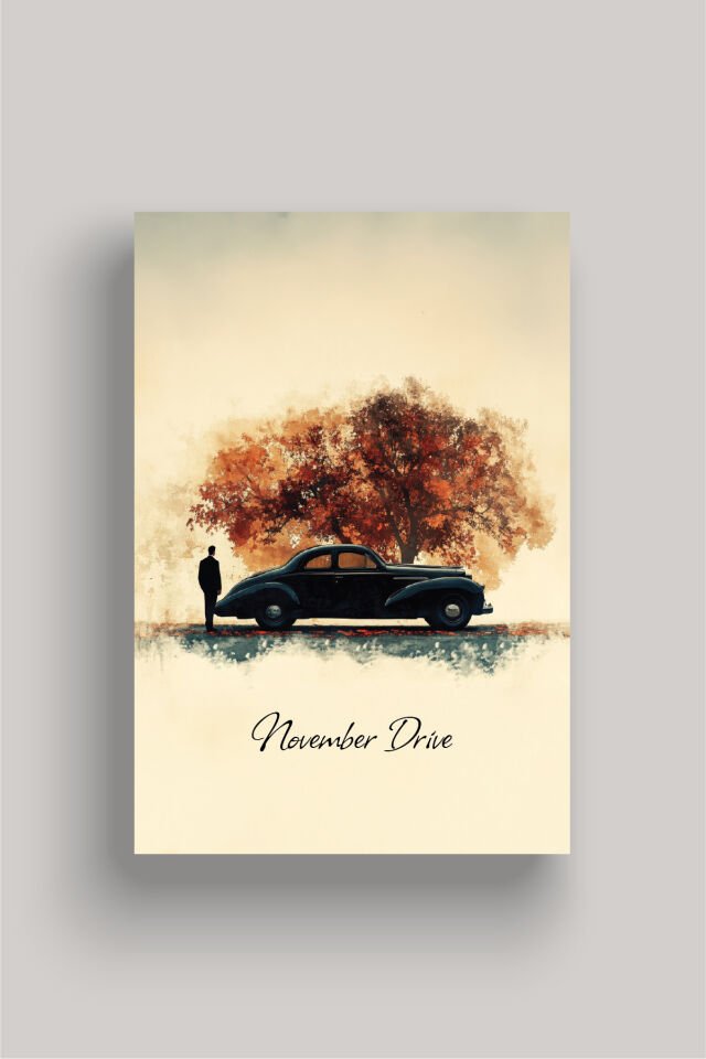 Nostaljik Klasik Otomobil Poster Modelleri - Klasik Seri 3 50x70 cm - Model 4 - 200 gr