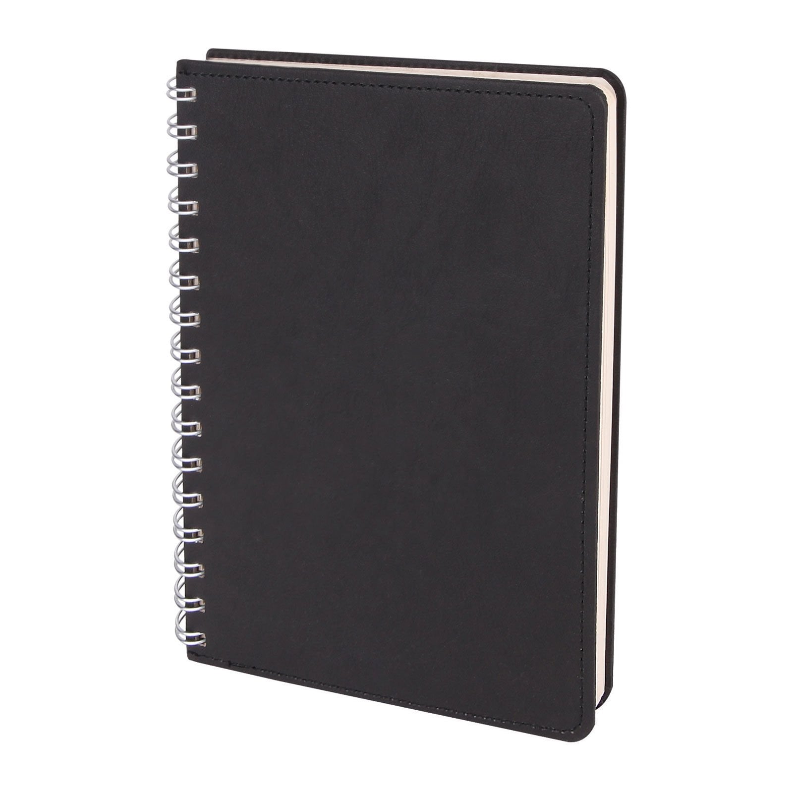 BATIKENT SİYAH SPİRALLİ TARİHSİZ DEFTER (15X21 CM) Siyah