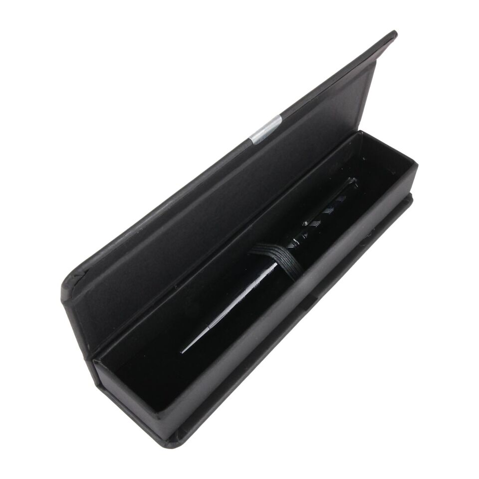 YENİCE SİYAH TEKLİ KALEM SETİ Gümüş