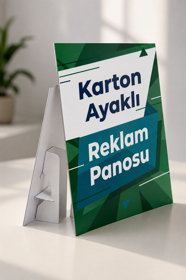 Ayaklı Reklam Panosu & Karton Karşılama Panosu | Giftcrea