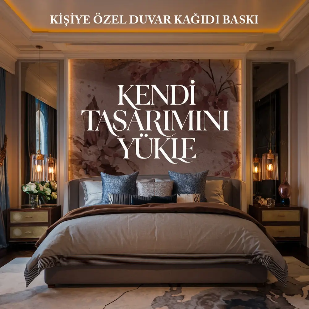 Kişiye Özel Duvar Kağıdı Baskı | HD Dijital Duvar Kağıdı - Giftcrea
