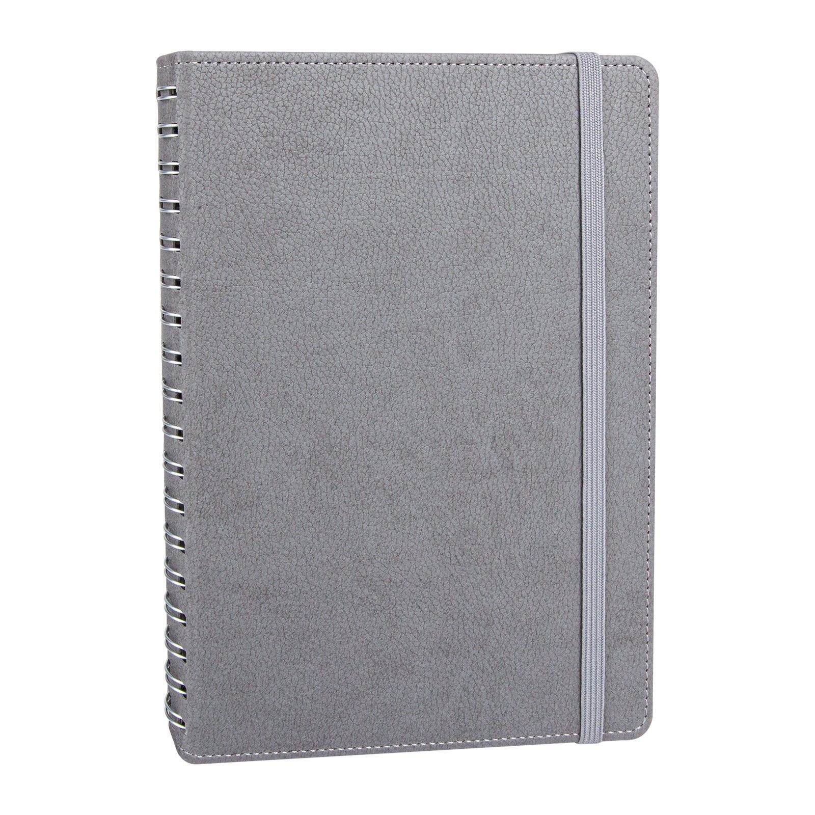 SÖĞÜTÖZÜ SİYAH SPİRALLİ TARİHSİZ DEFTER (17X24 CM) Gri